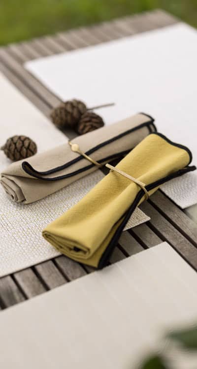 serviettes de table ambiance